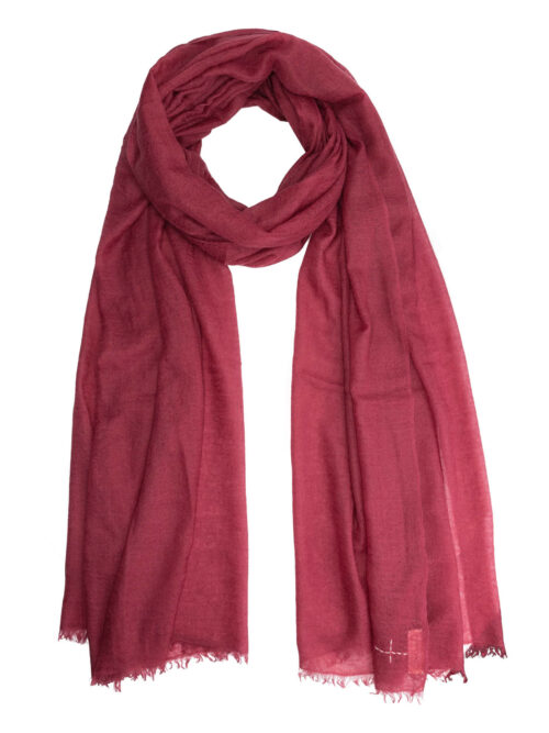 Cashmere scarf - Roma red